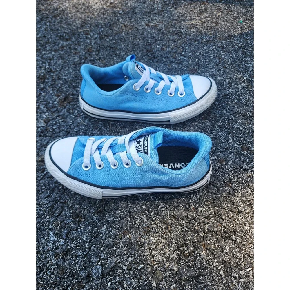 Converse Chuck Taylor All Star Rave Ox Blue Low Top Sneakers Youth Kids Size 13